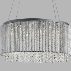 Outlet Searchlight Elise Ø40 taklampa Krom