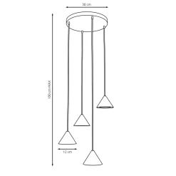 Outlet Emibig Lighting Elit Premium Ø30 taklampa