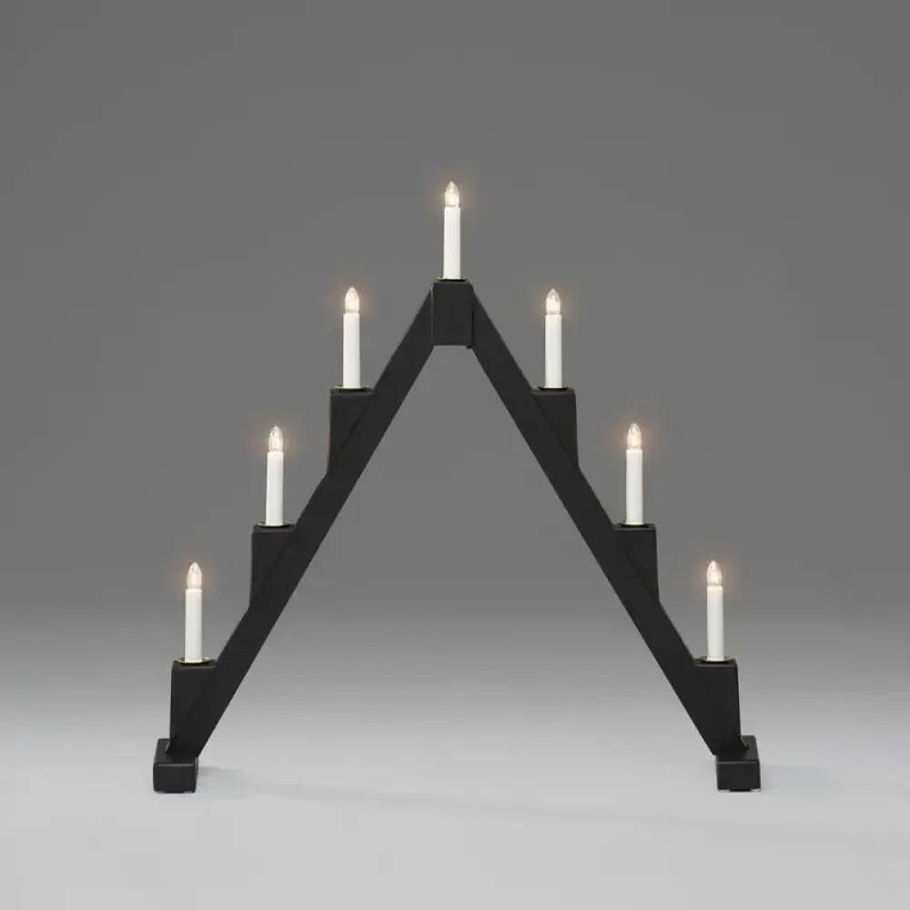 Clearance Konstsmide Elljusstake 7ljus vikbar