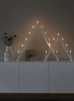 New Konstsmide Elljusstake 7ljus vikbar