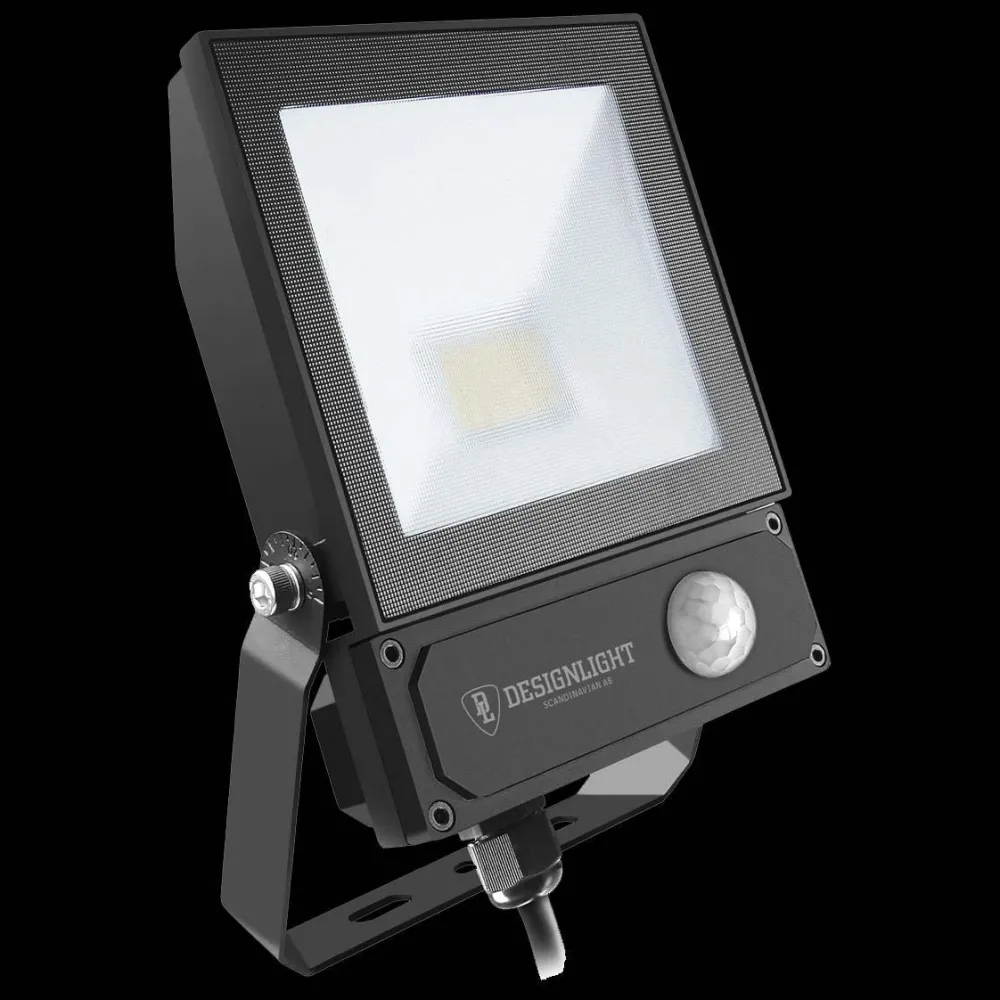 New Designlight Elly Strålkastare 30W Sensor Svart