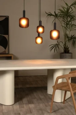 Discount Lucide Eloise 93cm taklampa Svart