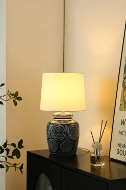Online Lampan Emsfors 43cm bordslampa Blå