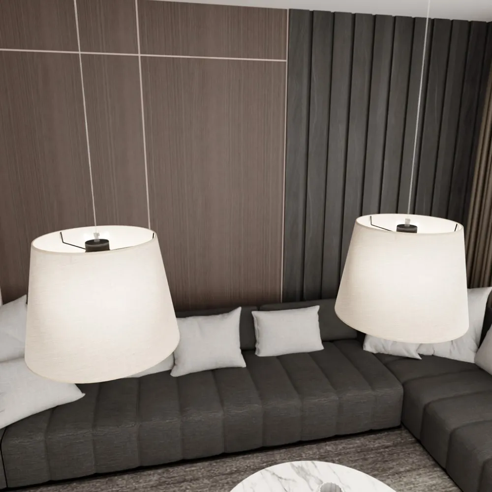 Outlet Emibig Lighting Epoca 90cm taklampa Beige