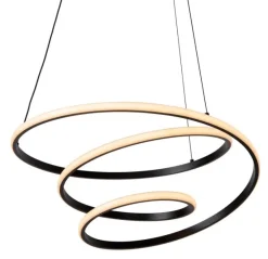 Hot Lucide Espiral Ø52 taklampa Svart