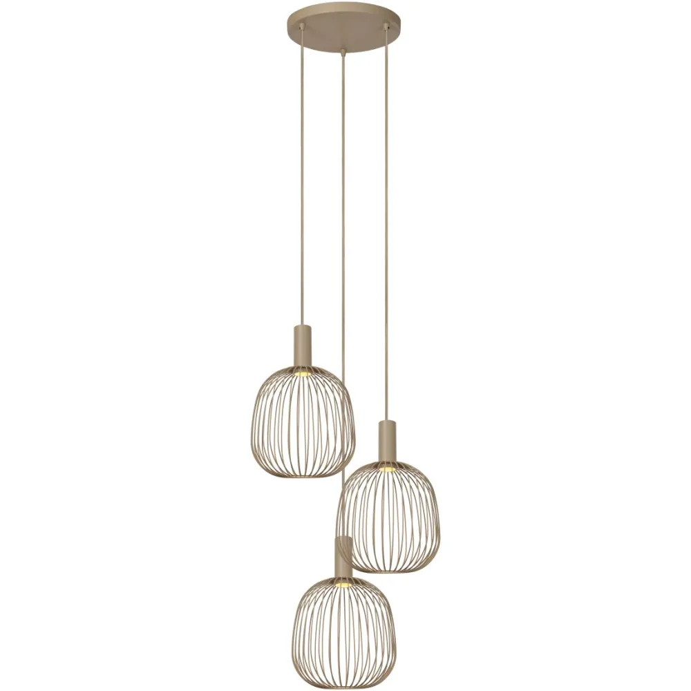 Outlet Lucide Esterel Ø50 taklampa Beige