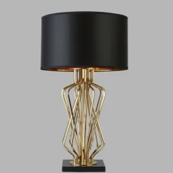 Hot Searchlight Ethan 72cm bordslampa Guld