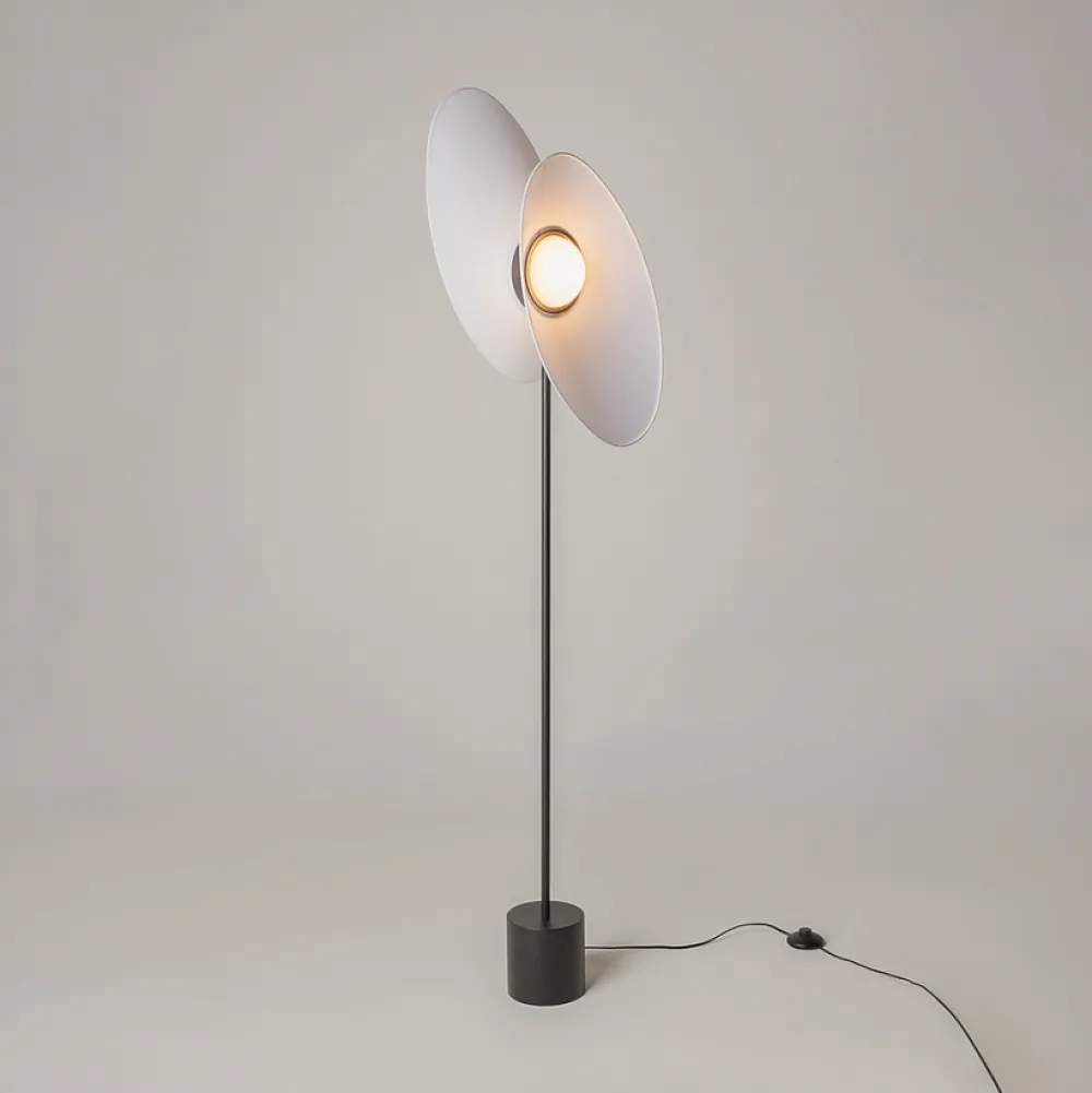Discount Maytoni Evolution golvlampa Vit