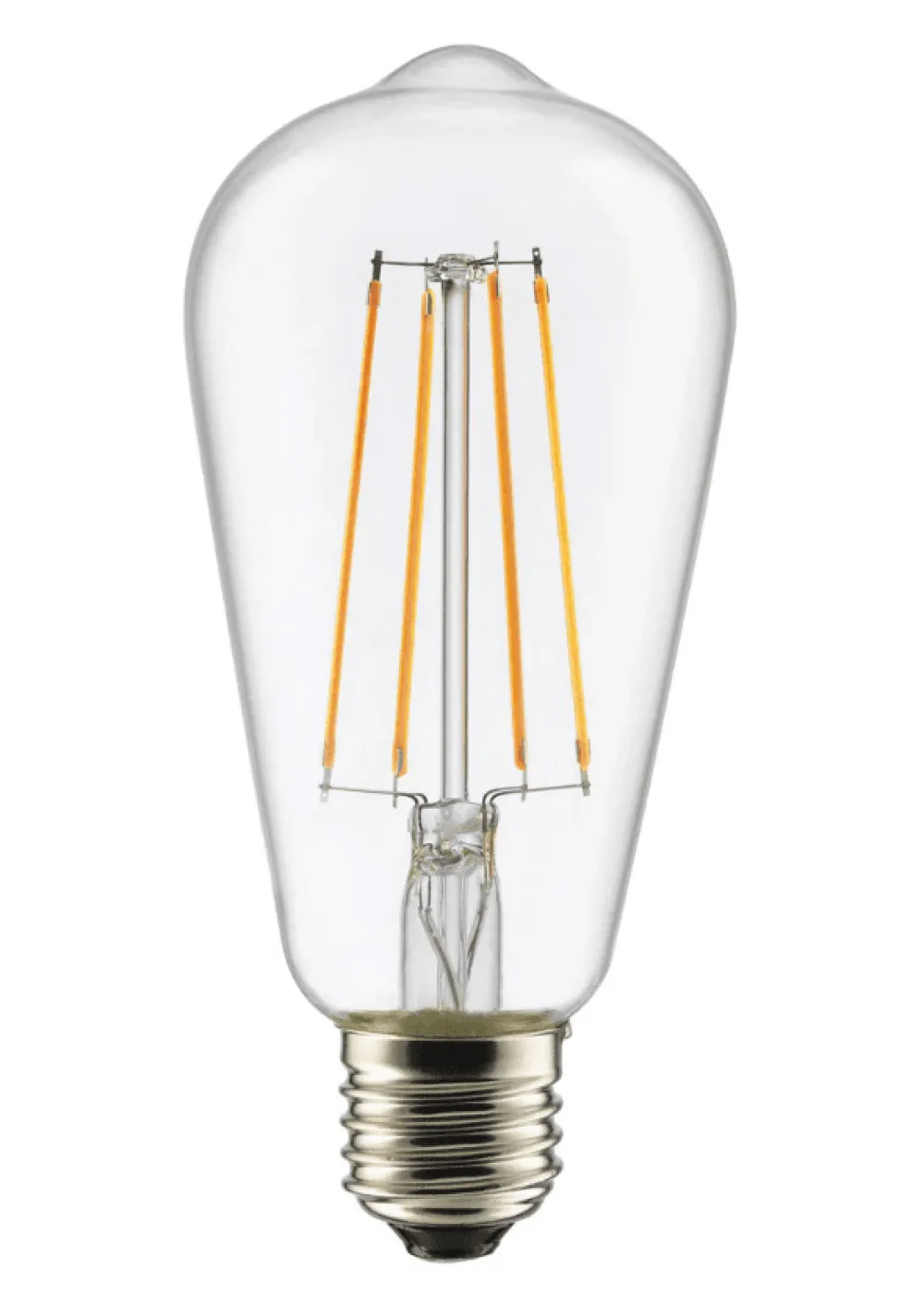 New Unison E27 7W 2200K 3-steg dimbar minne Transparent