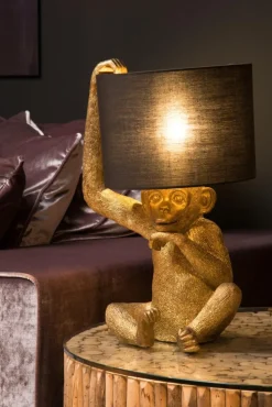 New Lucide Extravaganza Chimp 45cm bordslampa Svart
