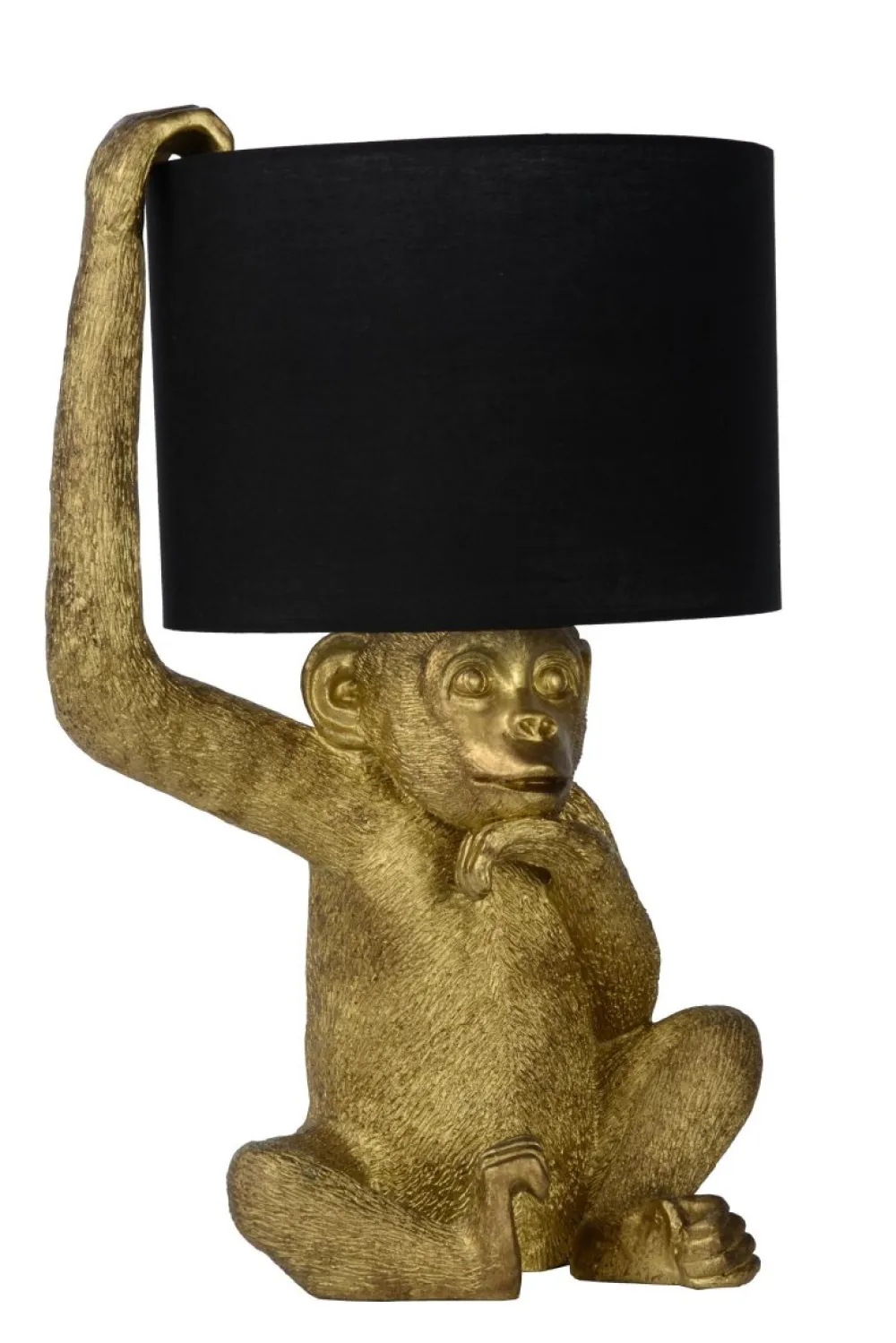 New Lucide Extravaganza Chimp 45cm bordslampa Svart