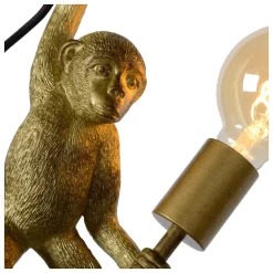 Outlet Lucide Extravaganza Chimp 48cm vägglampa Svart