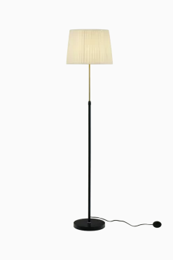 Aneta Lighting Ezai golvlampa Svart/mässing
