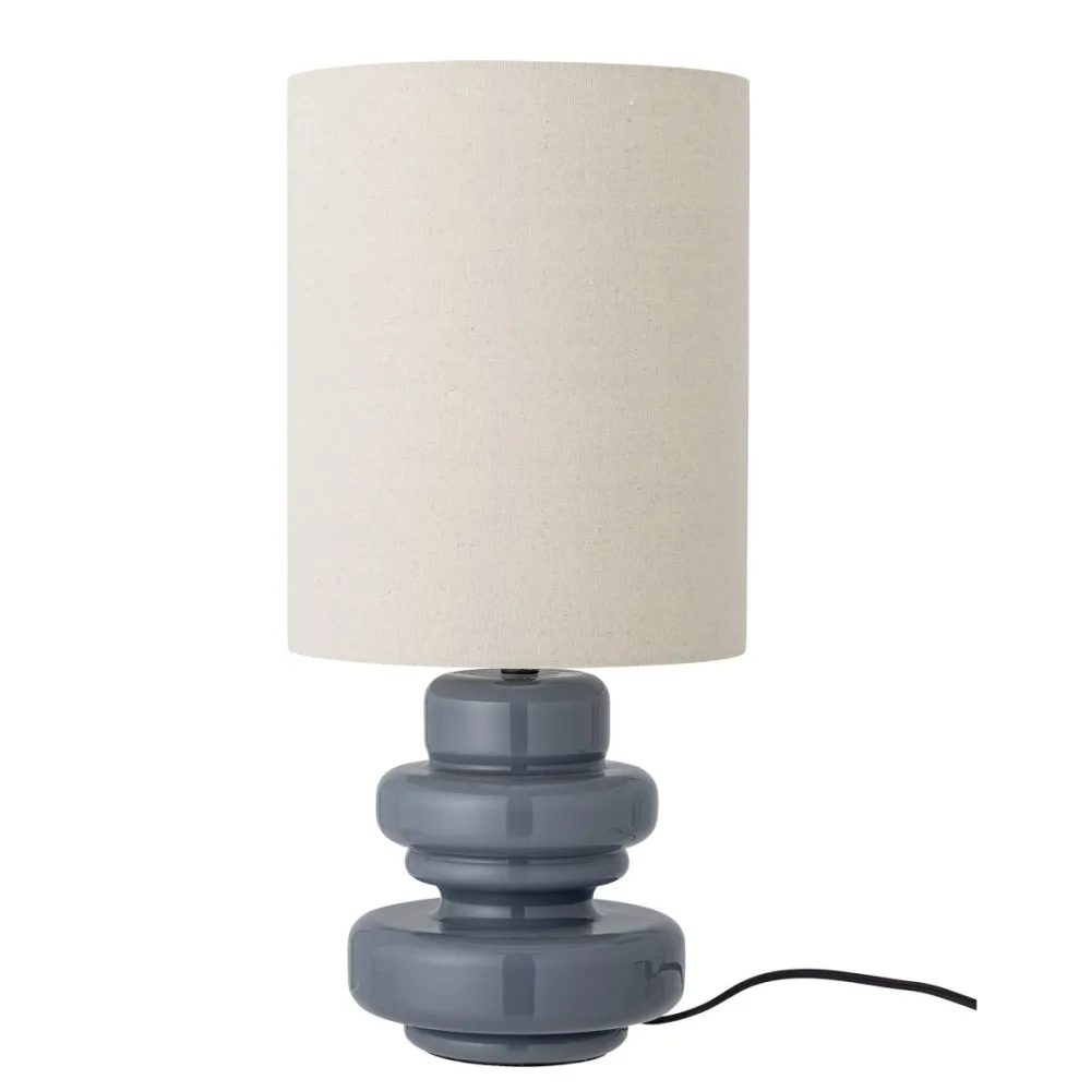 Clearance Bloomingville Fabiola 50cm bordslampa Blå