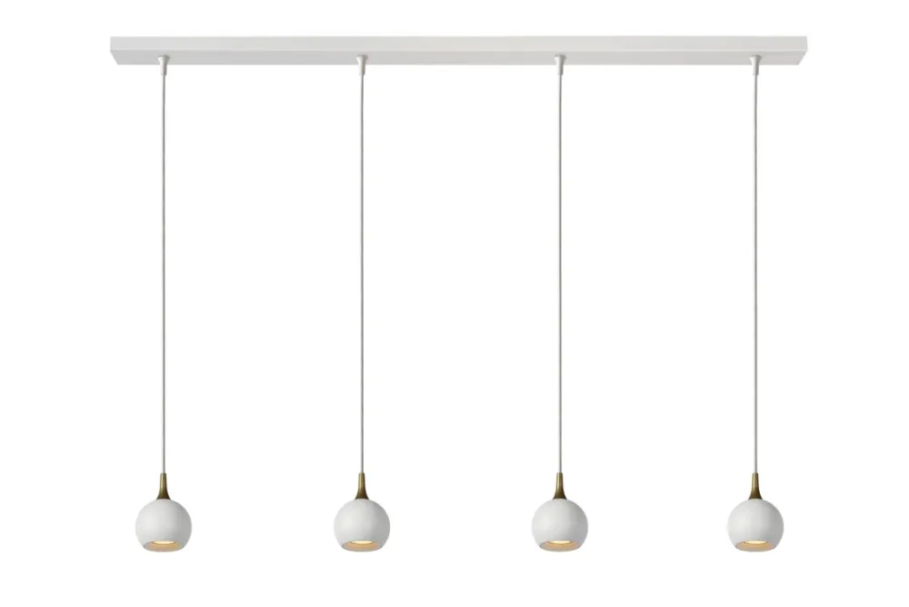 Online Lucide Favori 100cm taklampa Vit
