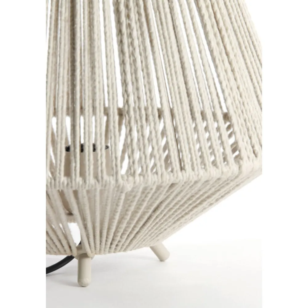 Best Light & Living Felida 40cm bordslampa Krämvit