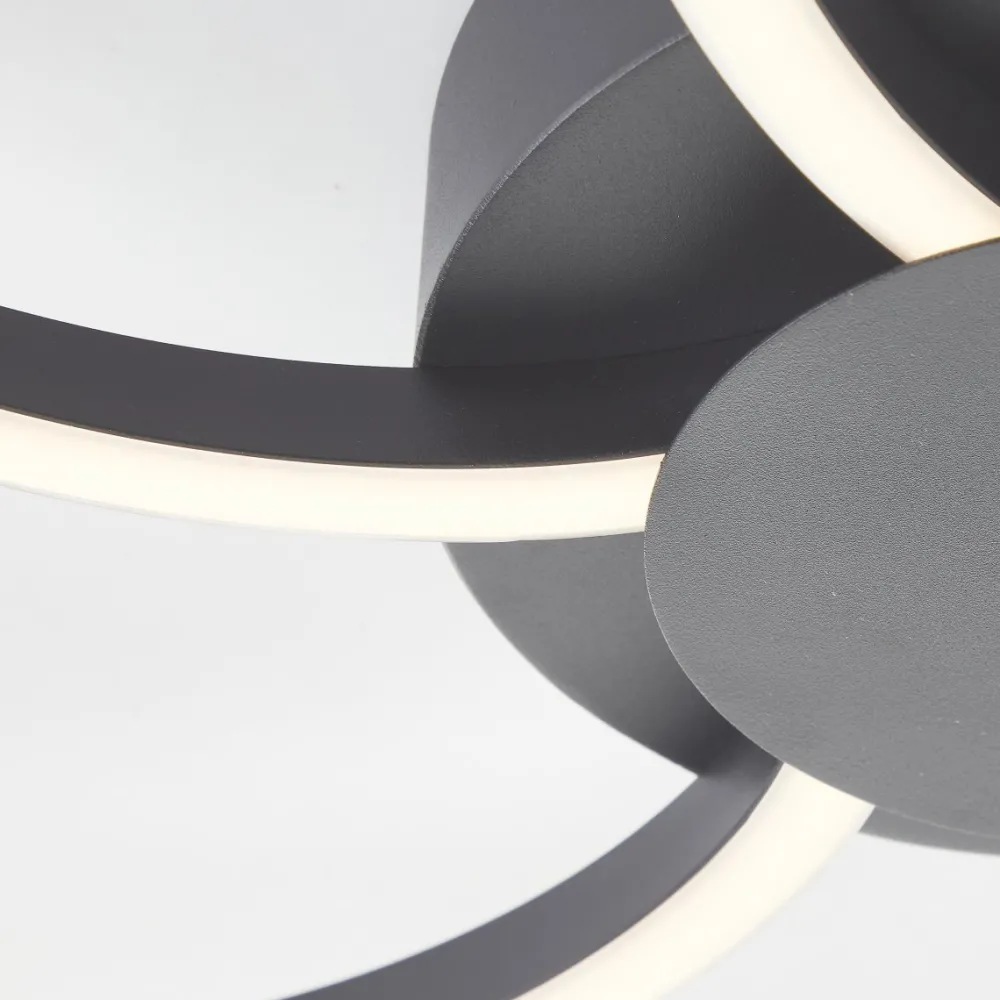 Best Brilliant Fico Ø65 plafond Svart