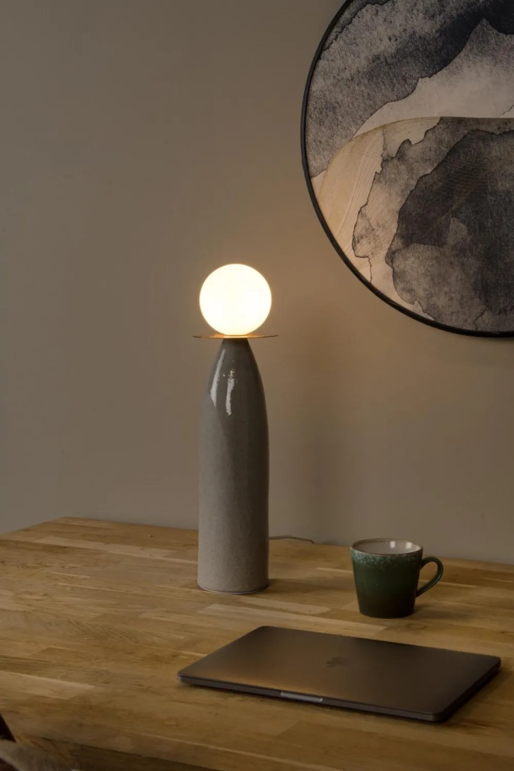 Clearance Lucide Figaro 45cm bordslampa Grå