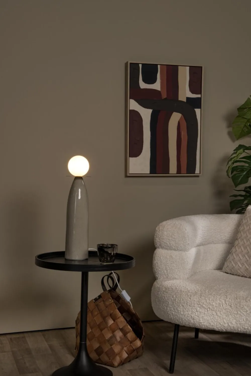 Clearance Lucide Figaro 48cm bordslampa Grå