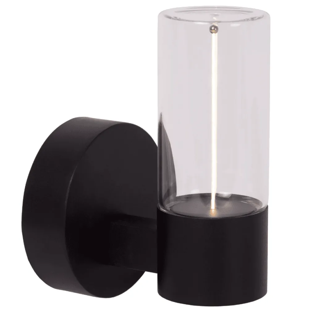 Hot Lucide Filani utelampa Svart