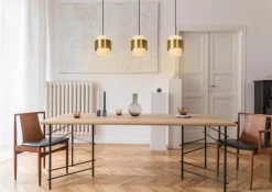 Lucide Firmin 110cm taklampa Mattguld/mässing