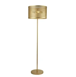 Hot Searchlight Fishnet golvlampa Guld