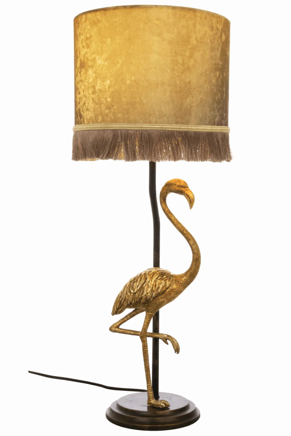 Outlet Aneta Lighting Flamingo 67cm bordslampa Svartguld
