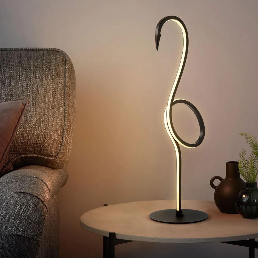 Clearance Elstead Lighting Flamingo 50cm bordslampa