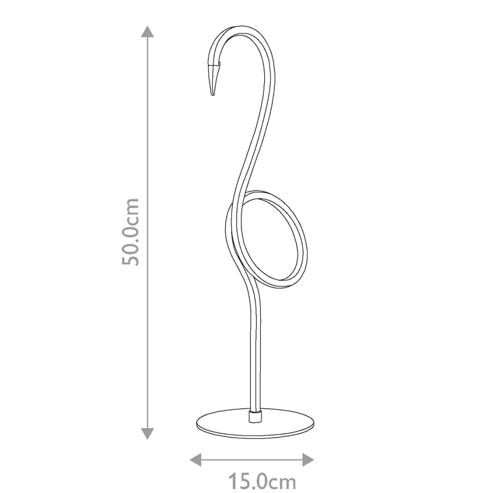Outlet Elstead Lighting Flamingo 50cm bordslampa