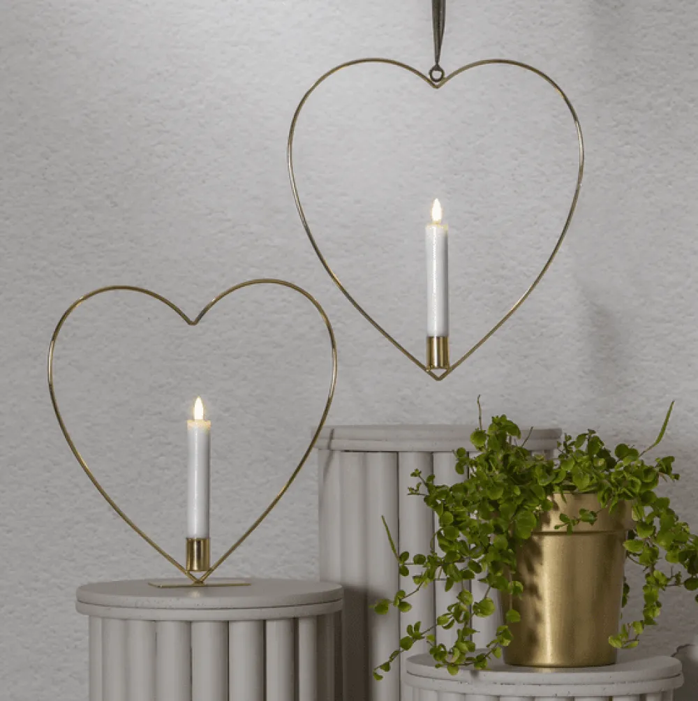 Clearance Star Trading Flamme Heart Mässing