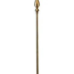 New Searchlight Flemish golvlampa Antikmässing
