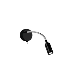 Outlet Searchlight Flexy 30cm läslampa Svart