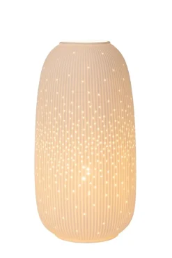 New Lucide Flores 33cm bordslampa Vit