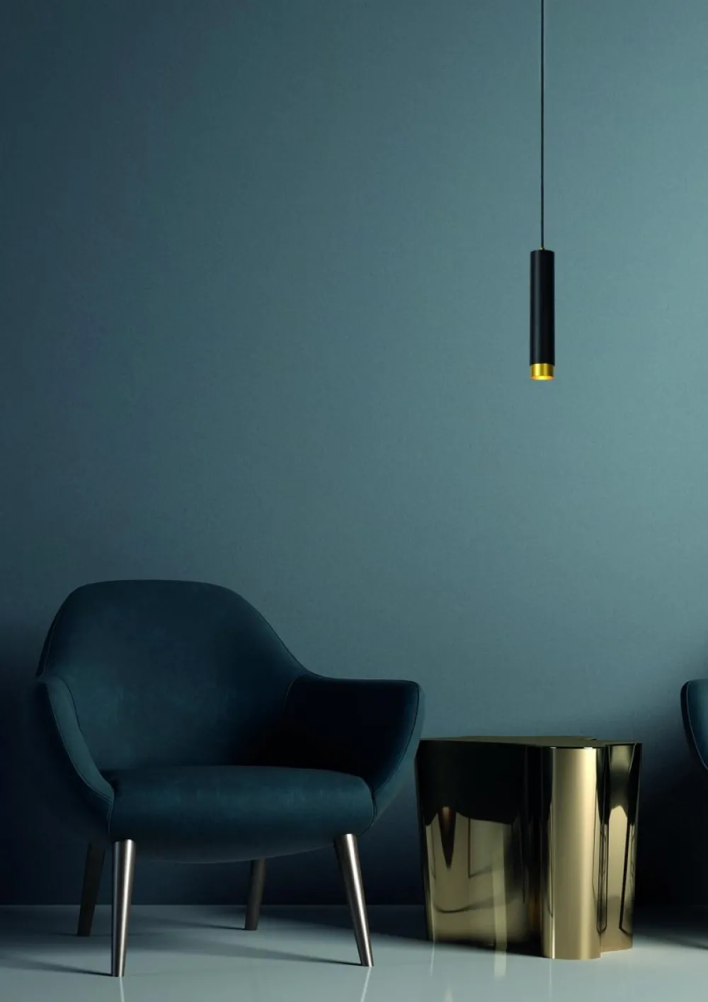 Outlet Lucide Floris Ø6 taklampa Svart
