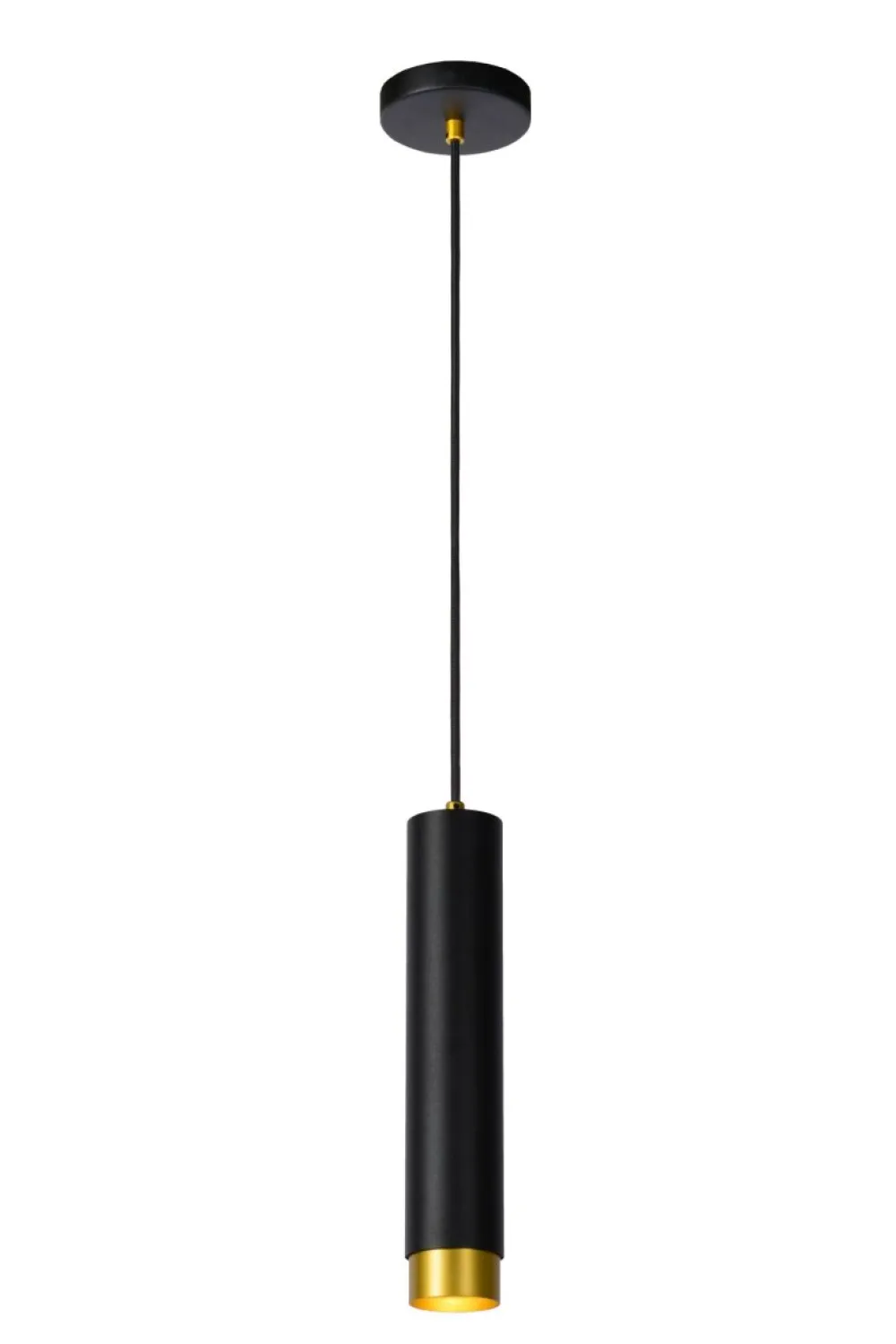 Outlet Lucide Floris Ø6 taklampa Svart