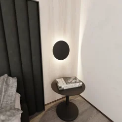 Discount Emibig Lighting Form Ø30 vägglampa Svart