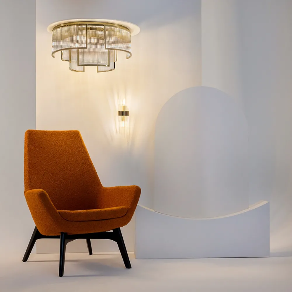 Maytoni Frame Ø55 plafond Guld
