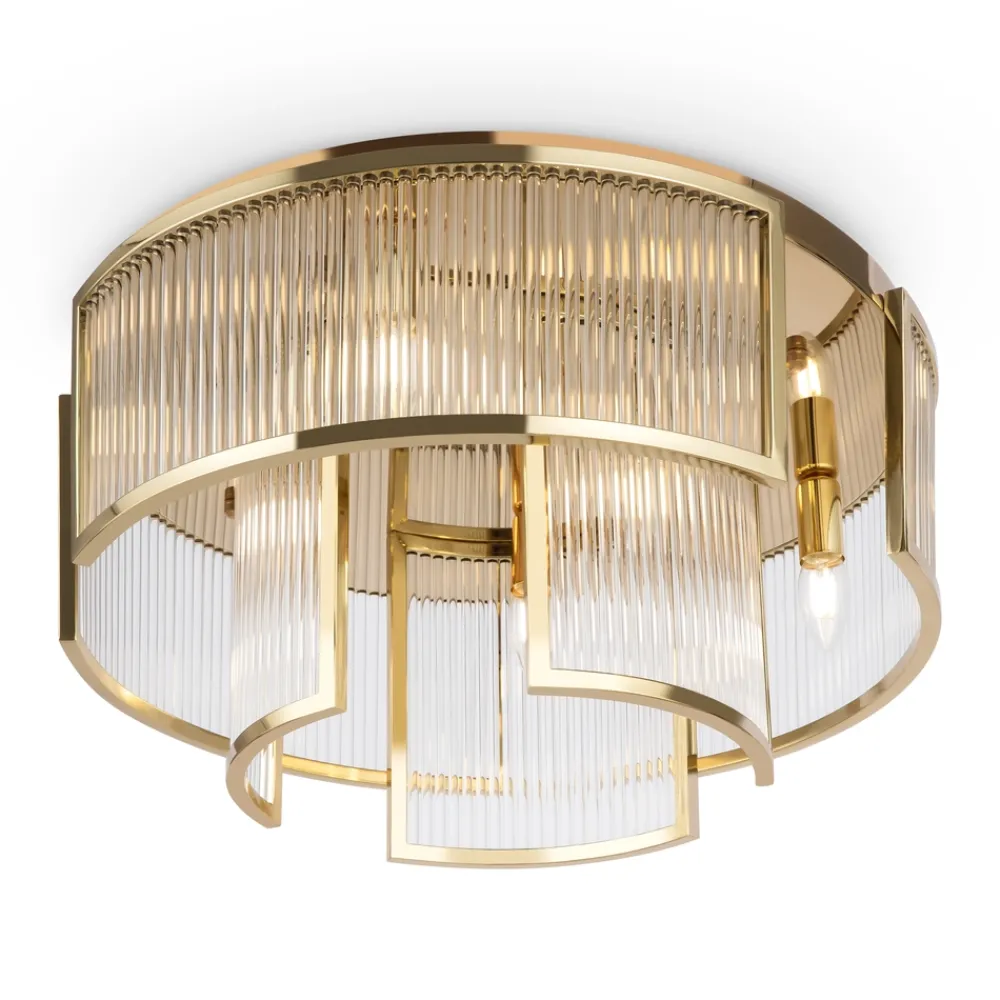 Maytoni Frame Ø55 plafond Guld
