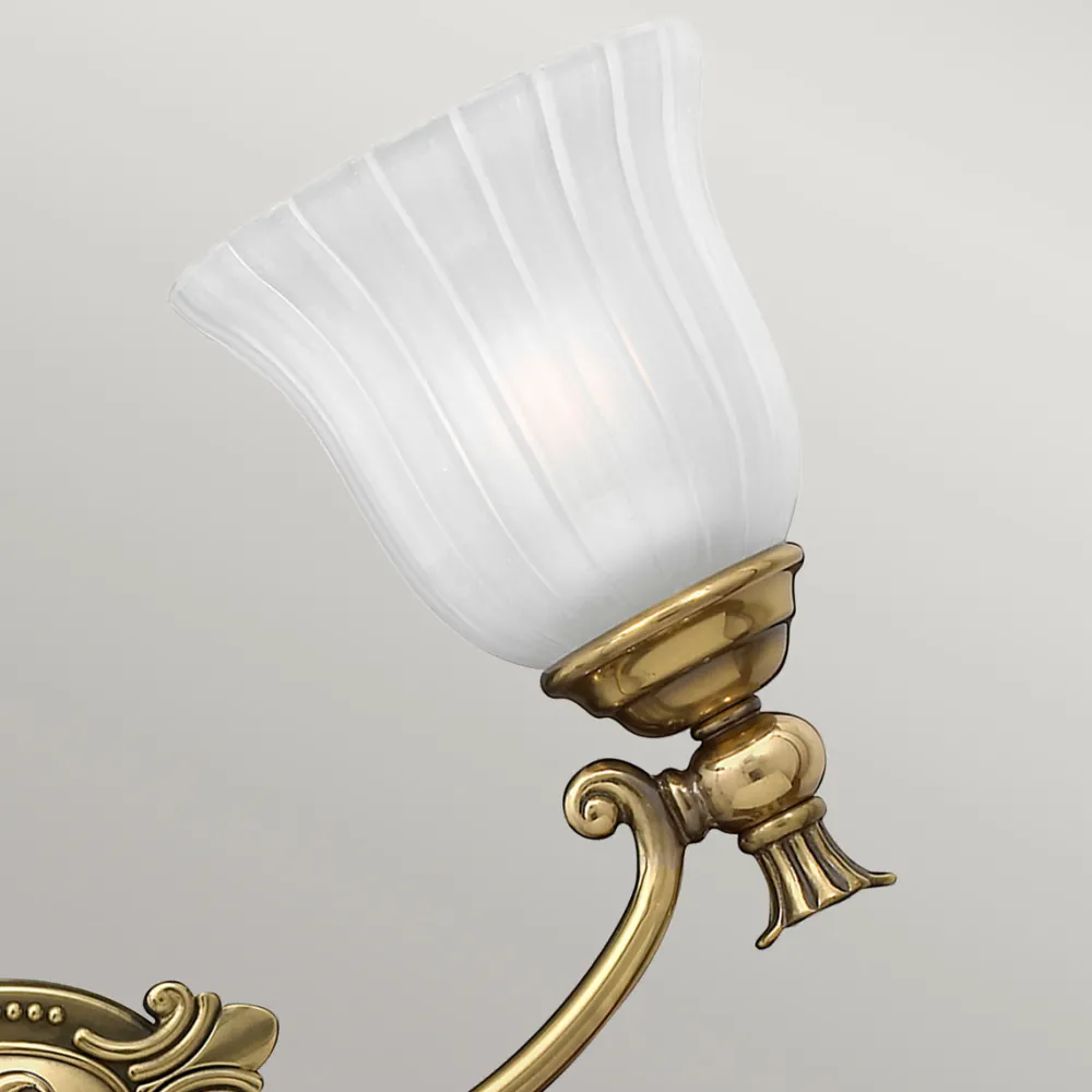 Outlet Elstead Lighting Francoise 64cm badrumslampa Mässing