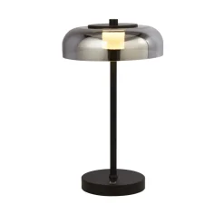 Outlet Searchlight Frisbee 40cm bordslampa Svart