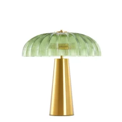 Light & Living Fungo 50cm bordslampa Guld