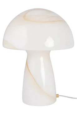 Globen Lighting Fungo Swirl 42cm bordslampa Beige