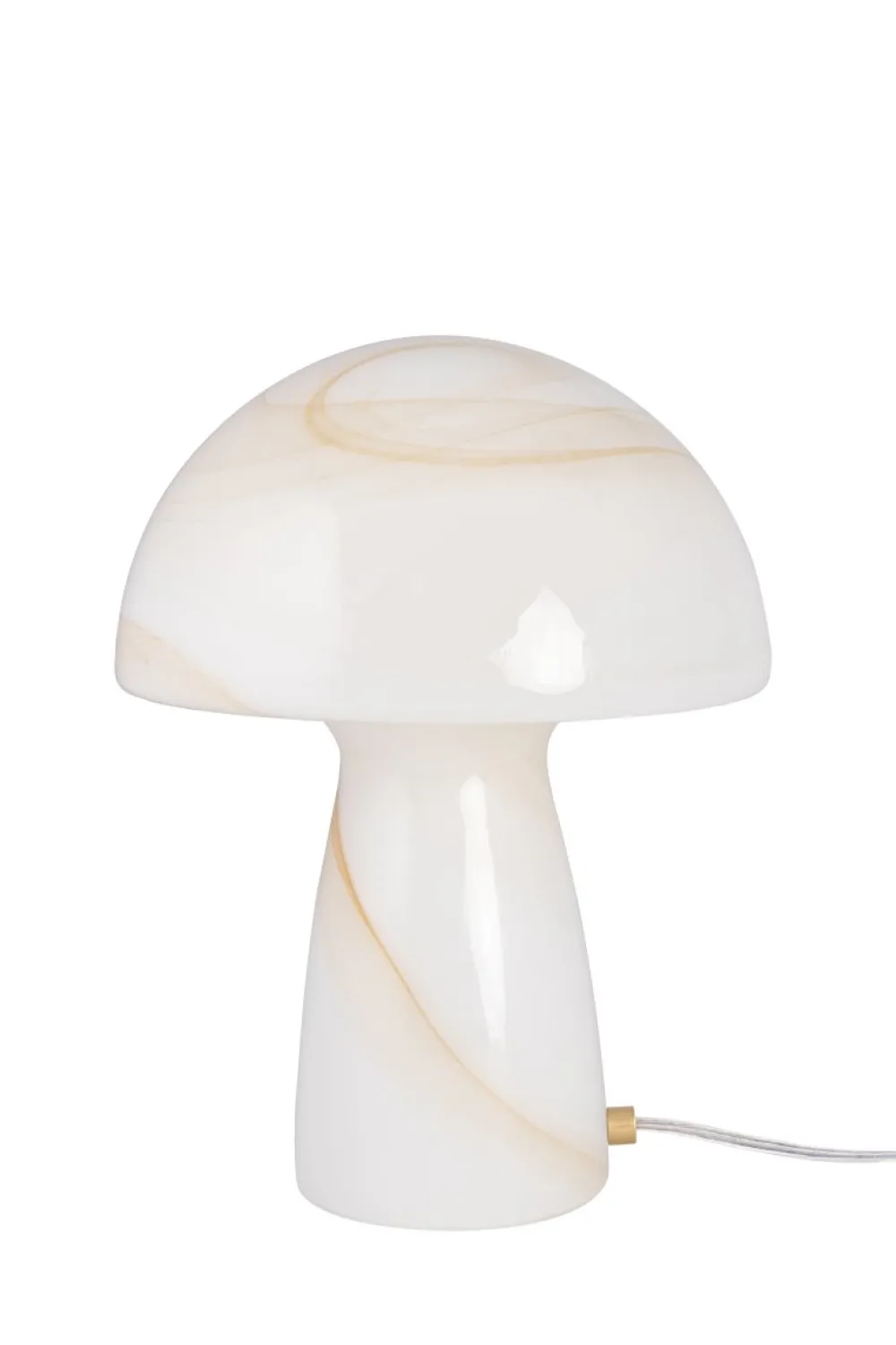 Hot Globen Lighting Fungo Swirl 30cm bordslampa Beige
