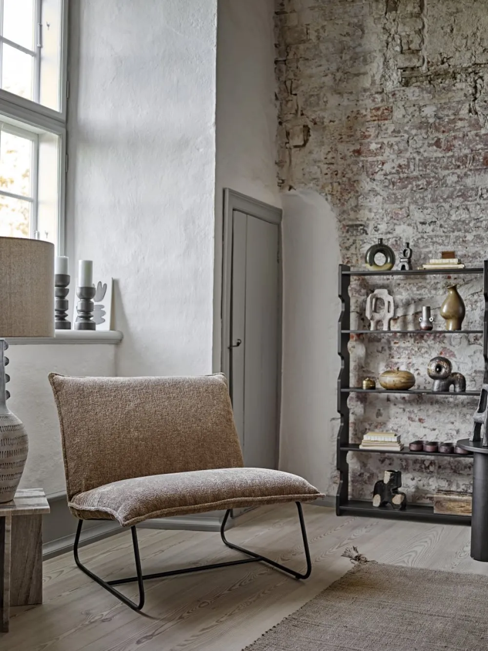 Discount Bloomingville Gadiela golvlampa Blå