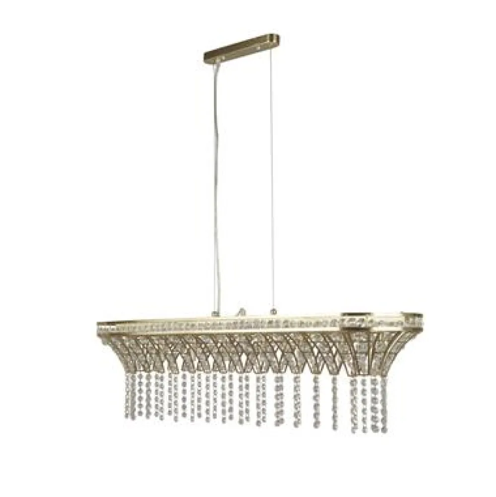 New Searchlight Gemma 100cm taklampa Guld