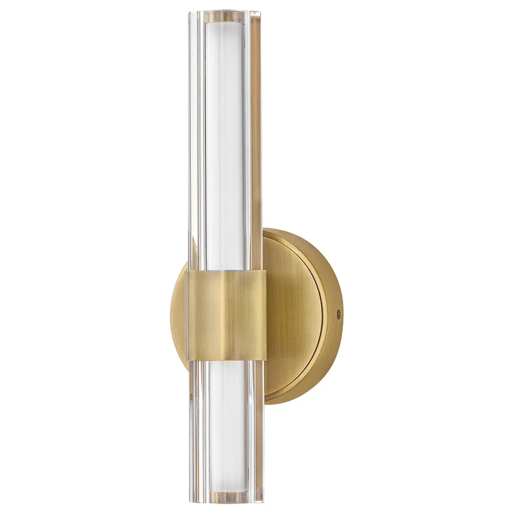 Outlet Elstead Lighting Georgette 35cm badrumslampa Mässing