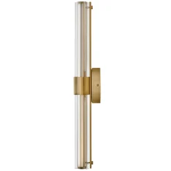 Clearance Elstead Lighting Georgette 60cm badrumslampa Mässing