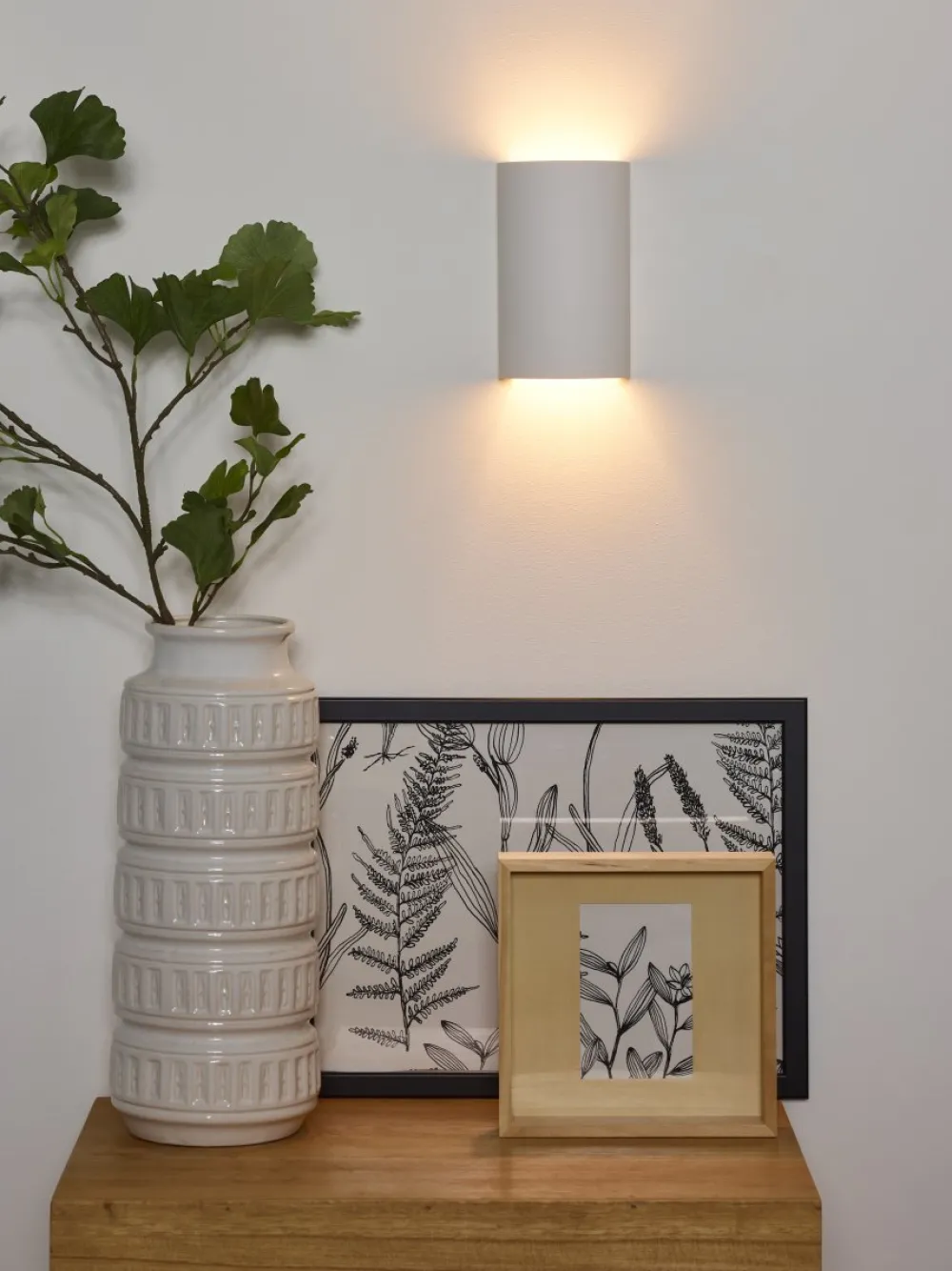 Lucide Gipsy 18cm vägglampa Vit