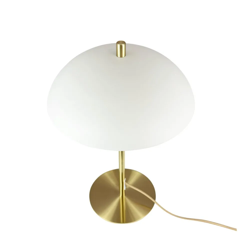 Discount Dyberg Larsen Globus 44cm bordslampa Mässing/beige