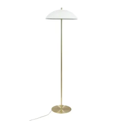 Hot Dyberg Larsen Globus golvlampa Mässing/beige